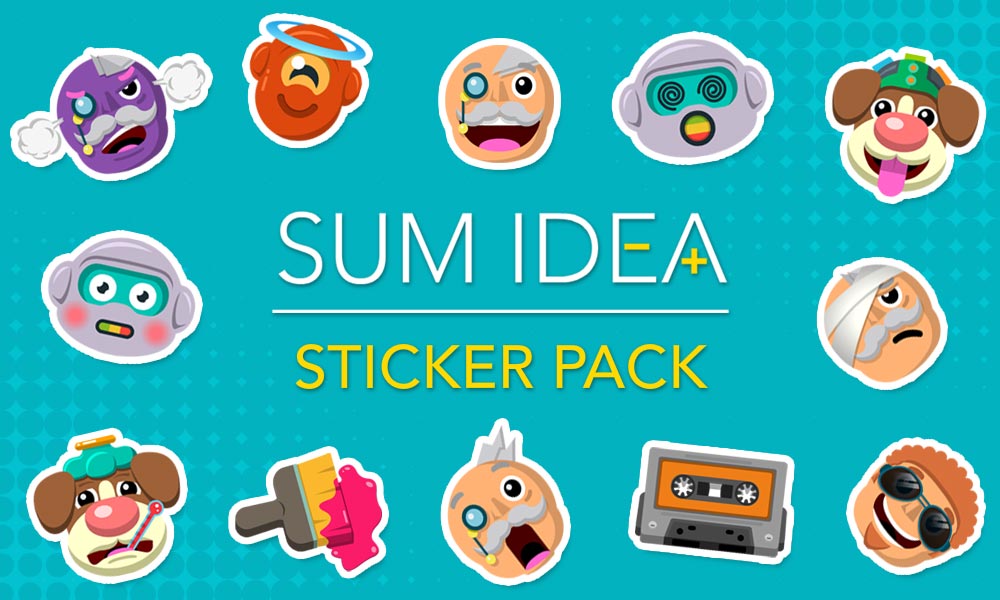 SUM IDEA iOS 10 emoji sticker pack