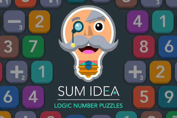 SUM IDEA - A free-to-play sliding, logic, number puzzle for iPhone, iPad and iPod touch. Download for free from the App Store.